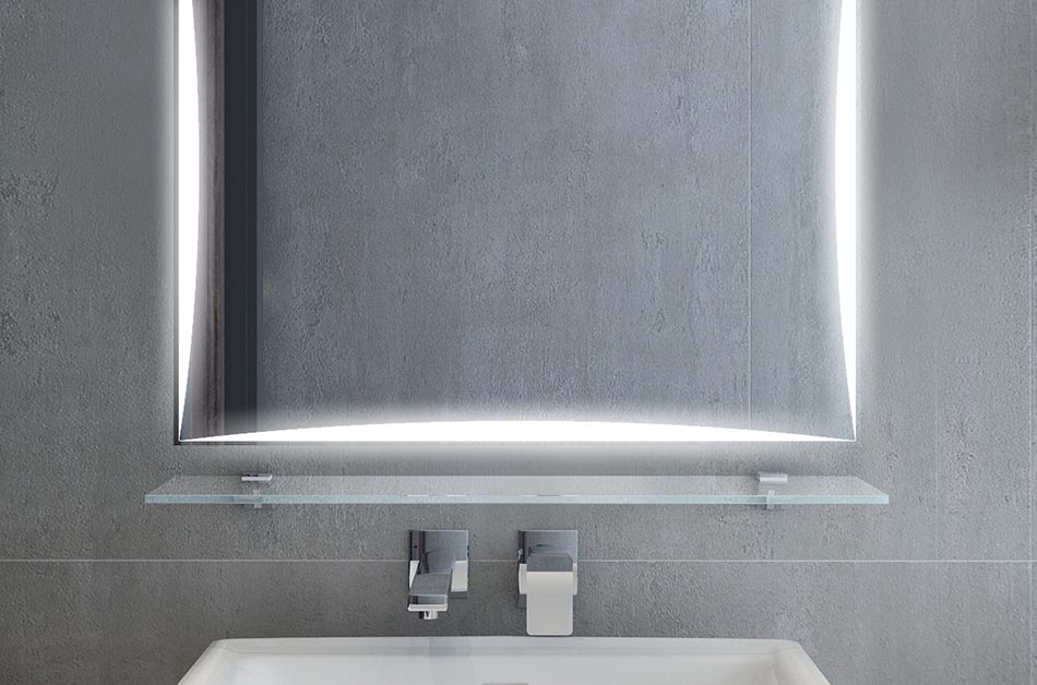 Ergonomic use of space is a priority. We offer additional glass shelves in a package with chrome handles. This will save space and keep your cosmetics easily accessible. The shelf is made of robust glass, which is resistant to mechanical damage.
