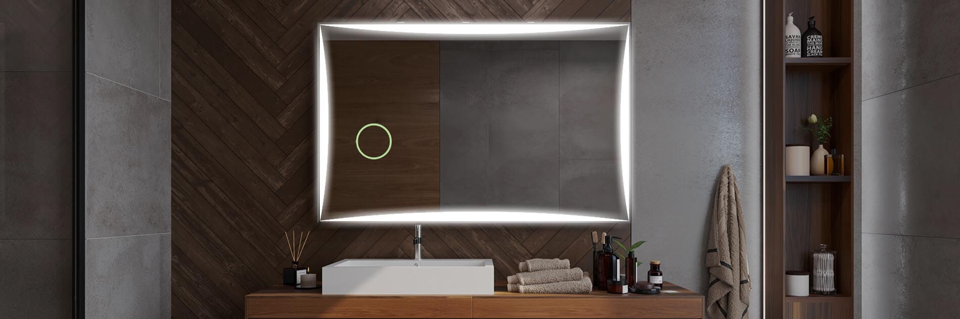 Backlight LED Mirror Tailored Lighting Bathroom l77 
