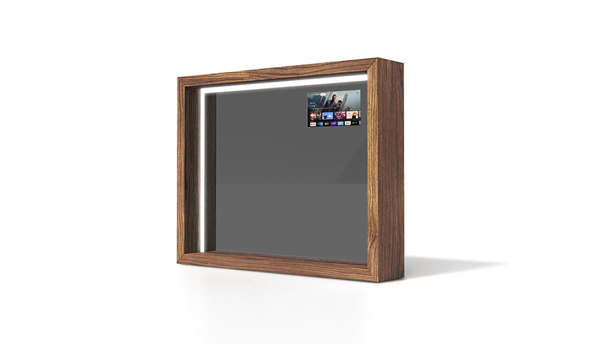 Battery operated mirror
