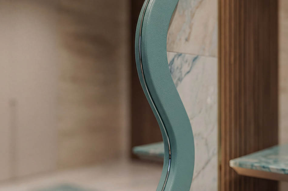 Mirror in an MDF frame