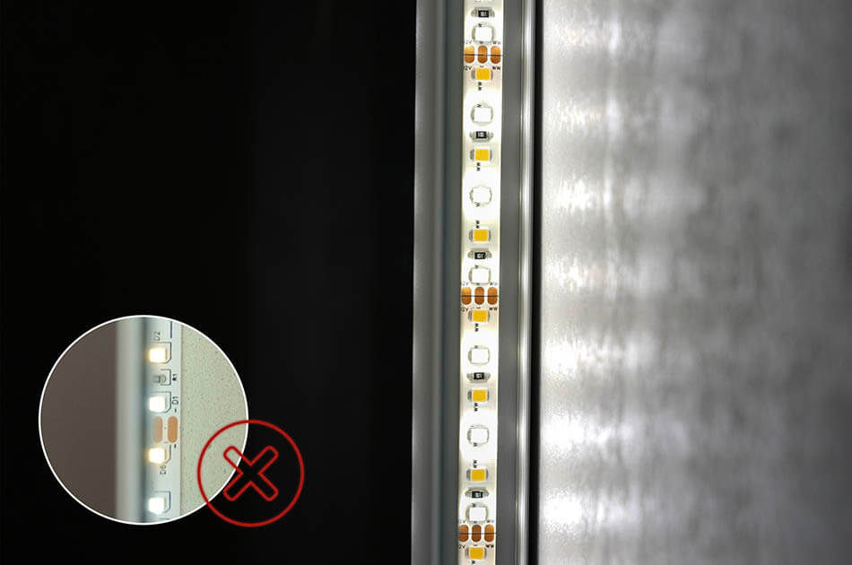 Increased number of LEDs