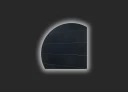 Quarter-circle mirror