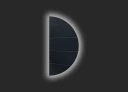 Half-circle mirrors