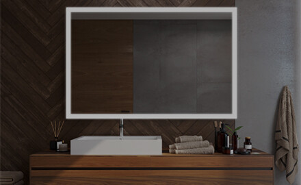 Mirrors with a decorative cover