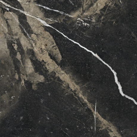 Tíleanna urláir poircealláin glónraithe 60x120, dubh le féitheanna óir, bailchríoch snasta, ceartaithe, A4H109 Pierre Black #30