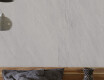 Tíleanna urláir poircealláin glónraithe, 120x280 cm, cloch liath éadrom, bailchríoch mhaoth, A4H1125 Agathos White