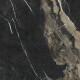 Tíle clochpháirce poircealláin dubh neamhlonrach mórfhoirméide 120x270 cm le féitheanna óir, ceartaithe, A4H196 Pierre Black #9