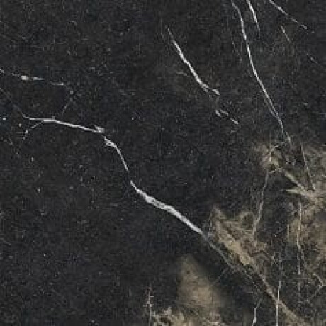 Tíleanna urláir chloiche-phórsailín ghloinithe Pierre Black, 120x120 cm, dubh snasta le féitheanna óir, ceartaithe, A4H197 #12
