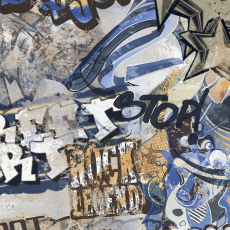 Tíleanna urláir poircealláin glónraithe, 120x280 cm, liath neamhlonrach, ceartaithe, A4H248 City Graffiti Grey #6