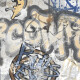 Tíleanna urláir poircealláin glónraithe, 120x280 cm, liath neamhlonrach, ceartaithe, A4H248 City Graffiti Grey #7