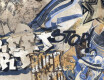 Tíleanna urláir phorceláin ghloinithe mhórfhoirm, 120x280 cm, béis mhat, ceartaithe, A4H255 City Graffiti Beige