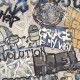 Tíleanna urláir phorceláin ghloinithe mhórfhoirm, 120x280 cm, béis mhat, ceartaithe, A4H255 City Graffiti Beige #6