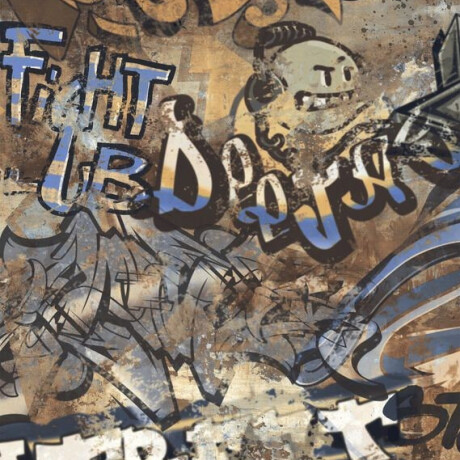 Tíleanna urláir phorceláin ghloinithe mhórfhoirm, 120x280 cm, neamhlonrach, ceartaithe, A4H262 City Graffiti Il-dath #3