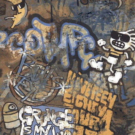 Tíleanna urláir phorceláin ghloinithe mhórfhoirm, 120x280 cm, neamhlonrach, ceartaithe, A4H262 City Graffiti Il-dath #5