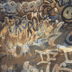 Tíleanna urláir phorceláin ghloinithe mhórfhoirm, 120x280 cm, neamhlonrach, ceartaithe, A4H262 City Graffiti Il-dath #7