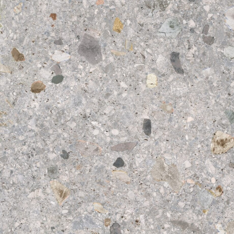 Tíleanna urláir chloiche poircealláin ghloinithe, 60x120cm, liath éadrom, neamhlonrach, ceartaithe, A4H418, Ceppo Di Gre Multi terrazzo #5