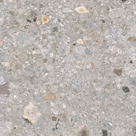 Tíleanna urláir chloiche poircealláin ghloinithe, 60x120cm, liath éadrom, neamhlonrach, ceartaithe, A4H418, Ceppo Di Gre Multi terrazzo #6