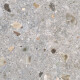 Tíleanna urláir chloiche poircealláin ghloinithe, 60x120cm, liath éadrom, neamhlonrach, ceartaithe, A4H418, Ceppo Di Gre Multi terrazzo #3