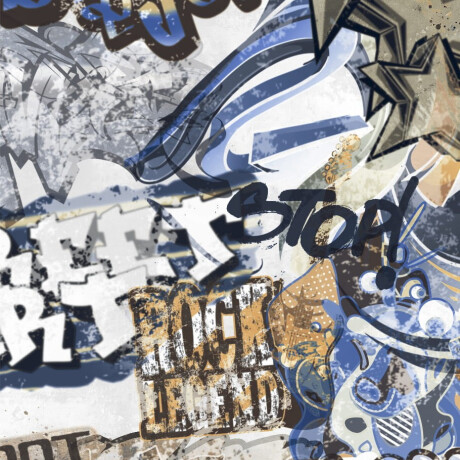 Tíleanna urláir poircealláin glónraithe, 120x280 cm, liath neamhlonrach, ceartaithe, A4H640 City Graffiti White #5