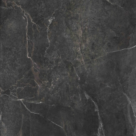 Tíleanna urláir chloiche poircealláin ghloinithe, 60x120cm, dubh neamhlonrach, ceartaithe, A4H85 Iroc Black #7