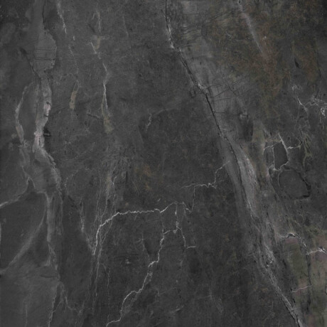 Tíleanna urláir chloiche poircealláin ghloinithe, 60x120cm, dubh neamhlonrach, ceartaithe, A4H85 Iroc Black #12