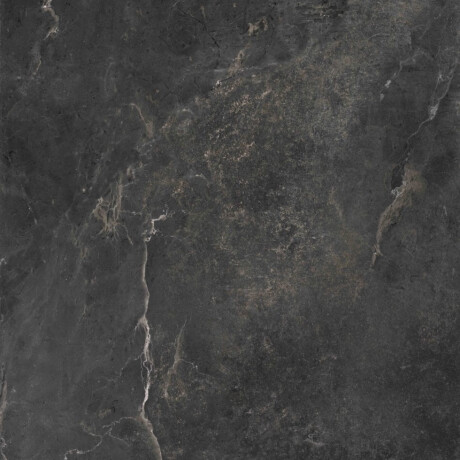 Tíleanna urláir chloiche poircealláin ghloinithe, 60x120cm, dubh neamhlonrach, ceartaithe, A4H85 Iroc Black #15