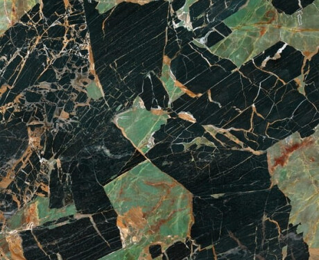 Leacmhaitseáil phorceláin chloiche 120x280, marmar smaragaide le féitheanna, bailchríoch snasta A4H850 Esmerald Paris