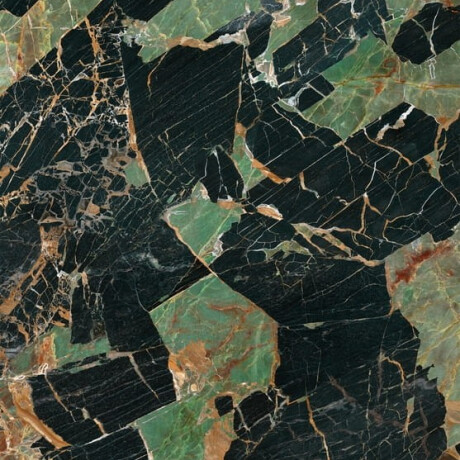 Leacmhaitseáil phorceláin chloiche 120x280, marmar smaragaide le féitheanna, bailchríoch snasta A4H850 Esmerald Paris #1