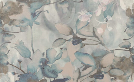 Tíleanna balla liatha 60x120 cm le patrúin bhláthanna, bailchríoch mhata, A4H921 Jam