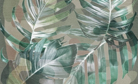 Tíleanna balla béis 60x120 cm le patrúin bhláthanna, bailchríoch mhata, A4H922 Kamu