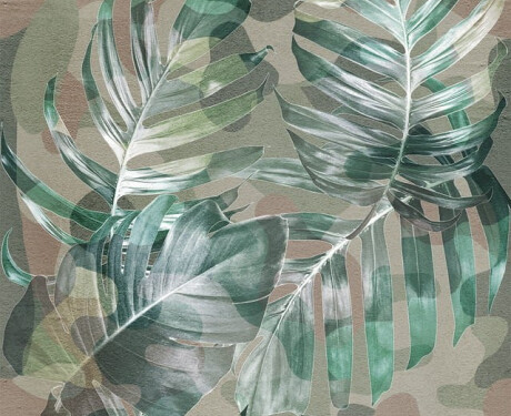 Tíleanna balla béis 60x120 cm le patrúin bhláthanna, bailchríoch mhata, A4H922 Kamu