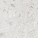 Tíleanna urláir chloiche poircealláin ghloinithe, 60x120, Eabharthar, liath éadrom, neamhlonrach, ceartaithe, A4H95, terrazzo #1