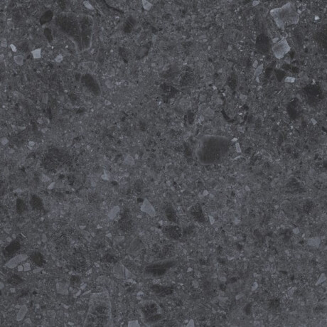 Tíleanna urláir chloiche poircealláin ghloinithe, 60x120, Anthracite neamhlonrach, ceartaithe, A4H98, Terrazzo #6