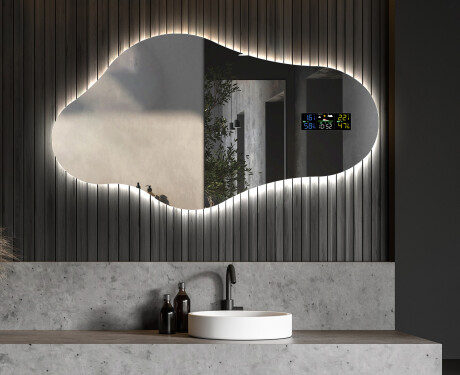Irregular Mirror LED Lighted decorative design C221 #5