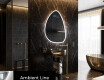 Irregular Mirror LED Lighted decorative design B222 #3