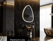 Irregular Mirror LED Lighted decorative design B222 #4