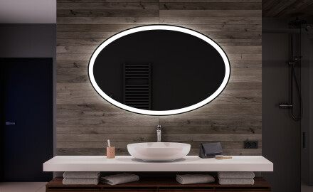 Backlit LED Bathroom Mirror L74