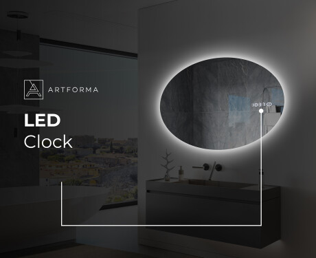 Backlit LED Bathroom Mirror L227 #8