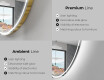 Backlit LED Bathroom Mirror L228 #2