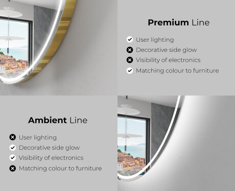 Backlit LED Bathroom Mirror L228 #2