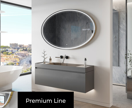 Backlit LED Bathroom Mirror L228 #3