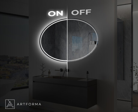 Backlit LED Bathroom Mirror L228 #3