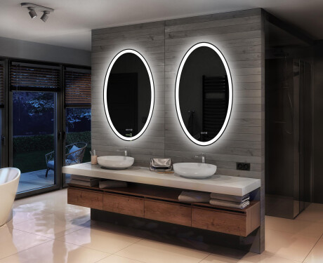 Backlit LED Bathroom Mirror LED74 #2
