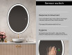 Backlit LED Bathroom Mirror LED74 #4