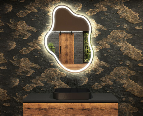 Irregular Mirror LED Lighted decorative design EM222