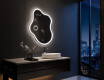 Irregular Mirror LED Lighted decorative design EM222 #5