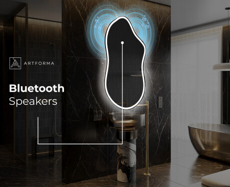 Irregular Mirror LED Lighted decorative design F222 #5