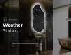 Irregular Mirror LED Lighted decorative design F222 #6