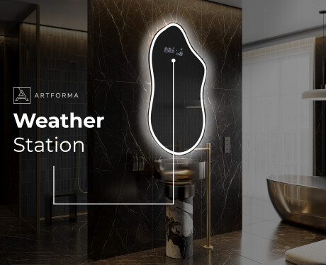 Irregular Mirror LED Lighted decorative design F222 #6