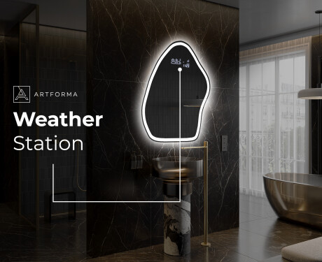 Irregular Mirror LED Lighted decorative design G222 #6